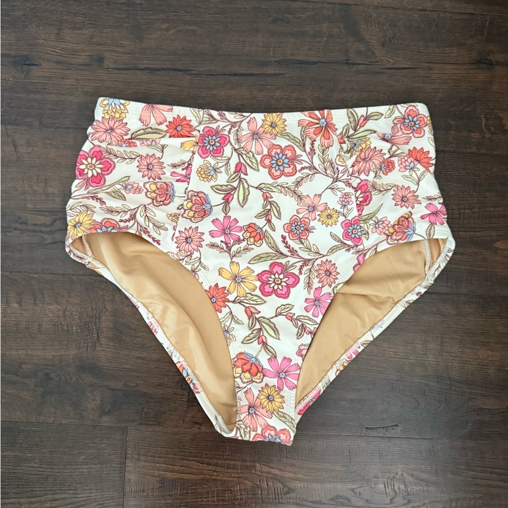 Old Navy Floral Bikini Bottoms - Multicolor